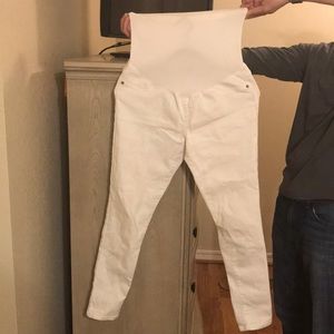 Liz Lange Maternity White Jeans