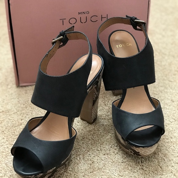 Mango Touch real leather sandals - Picture 3 of 3