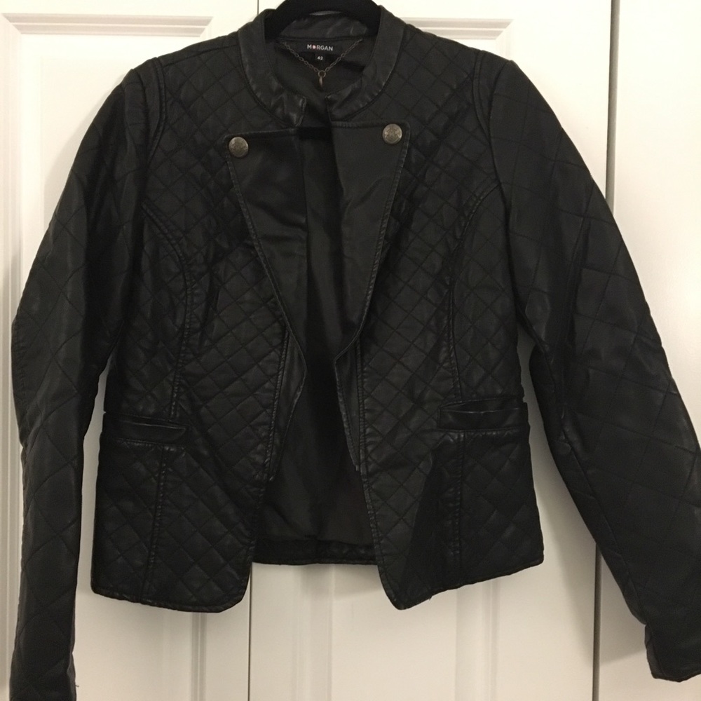 Faux European Leather Jacket