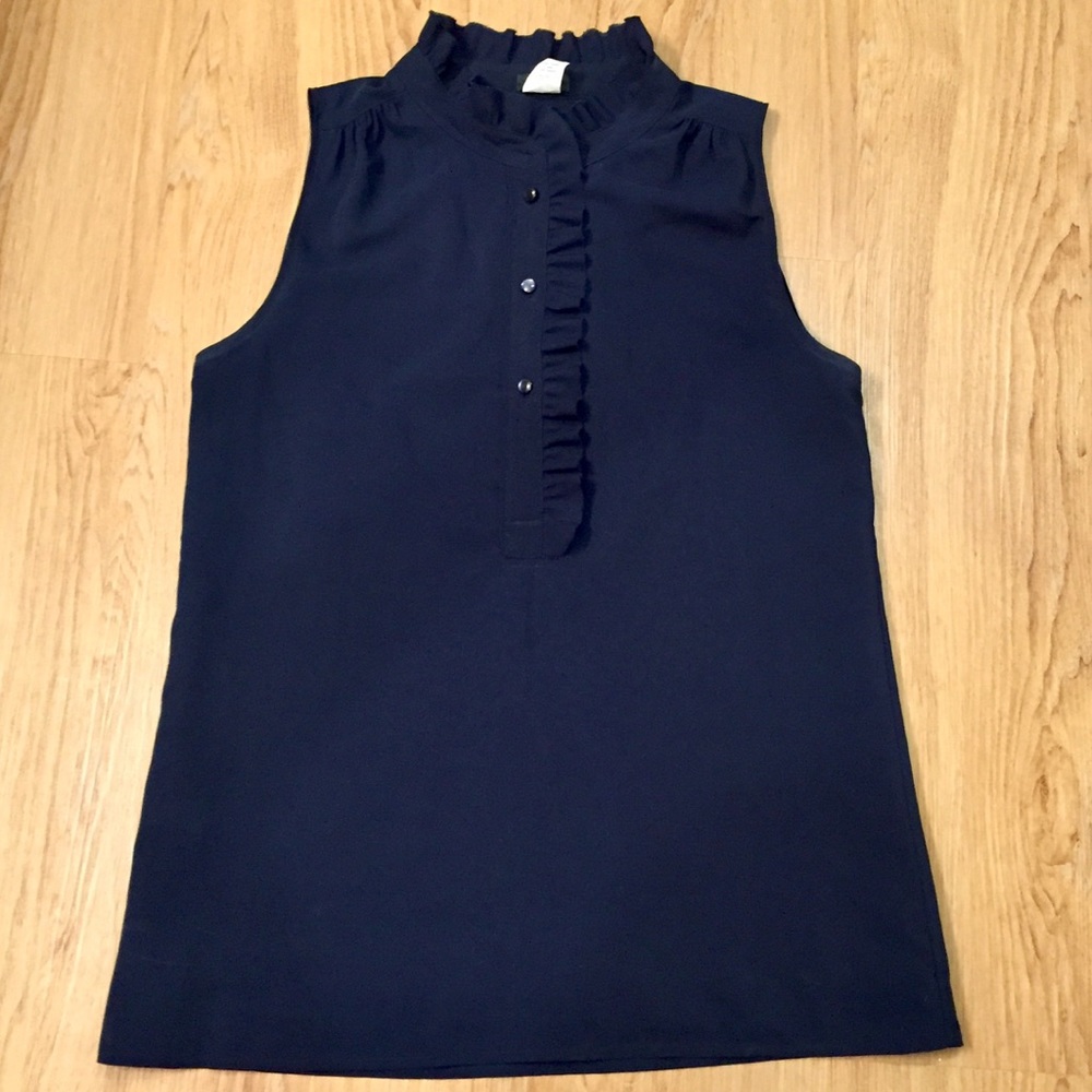 J. Crew top in navy