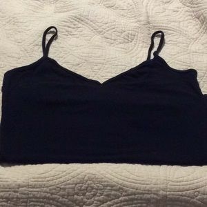 Black stretch camisole