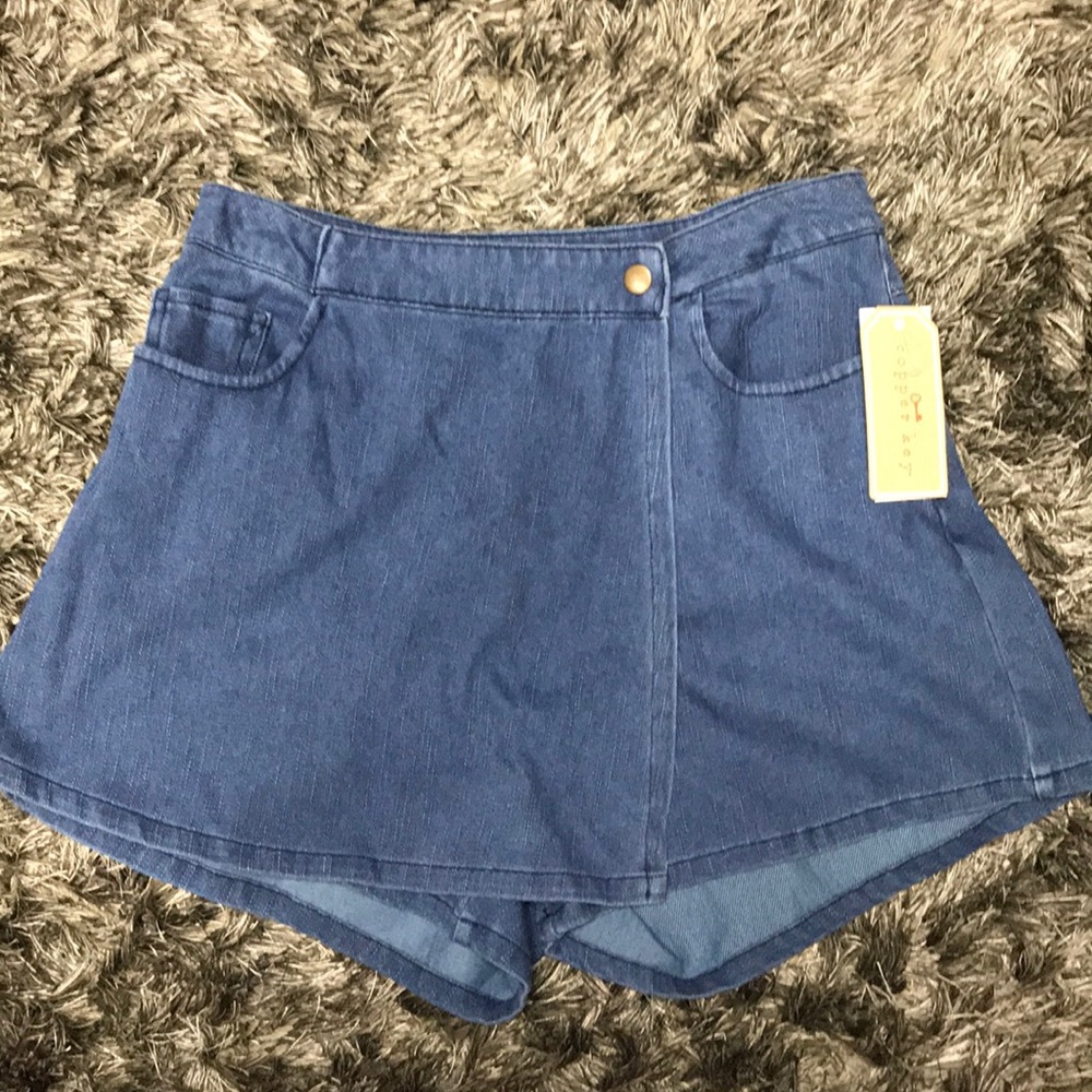 Copper Key Denim Skort