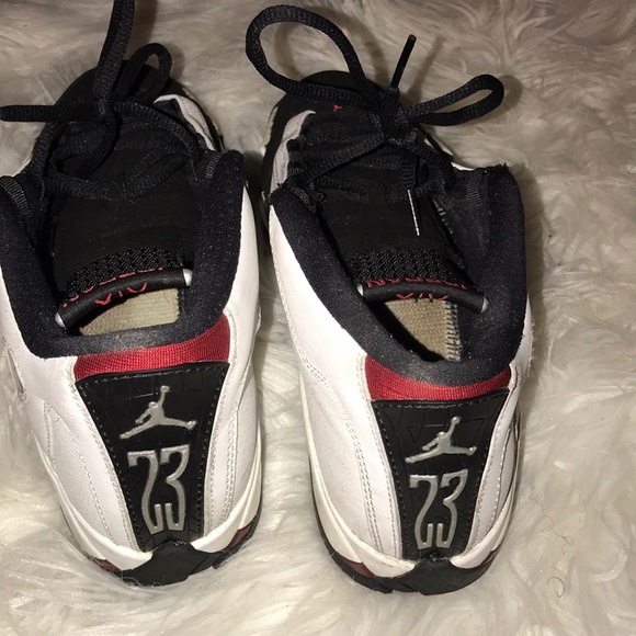 AIR JORDAN 14 RETRO "BLACK TOE" 6Y - Picture 3 of 3