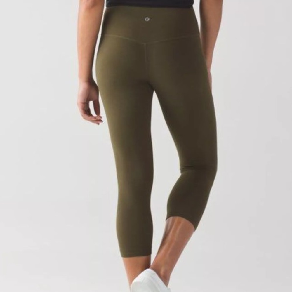 Sold!! Military green align crop