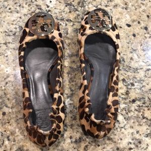 Leopard Tory Burch Reva Flats