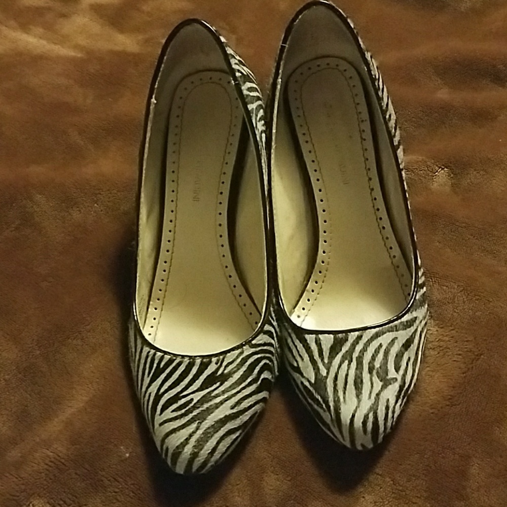 Zebra print shoes