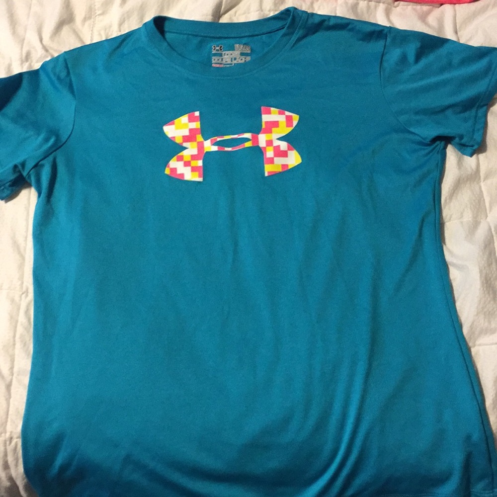 Blue Under Armour dri fit t-shirt