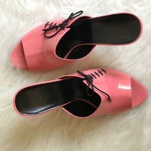 SALE! NWT Gucci Vitelli Vernice Soft Patent Heels