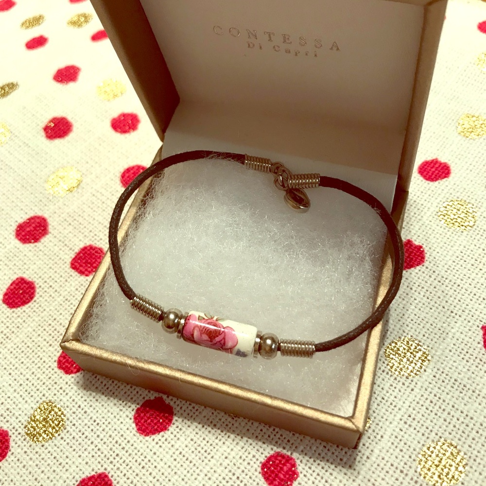 Floral Ceramic Bracelet