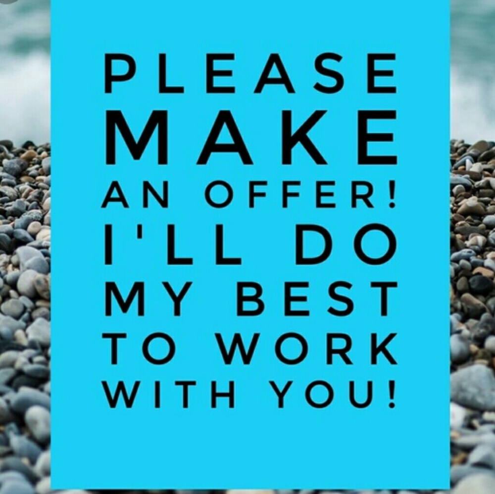 Make an offer! No reasonable offer refused!