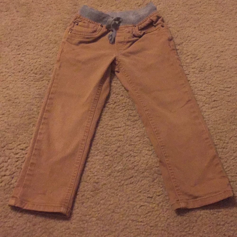 Cat & Jack straight leg tan jeans