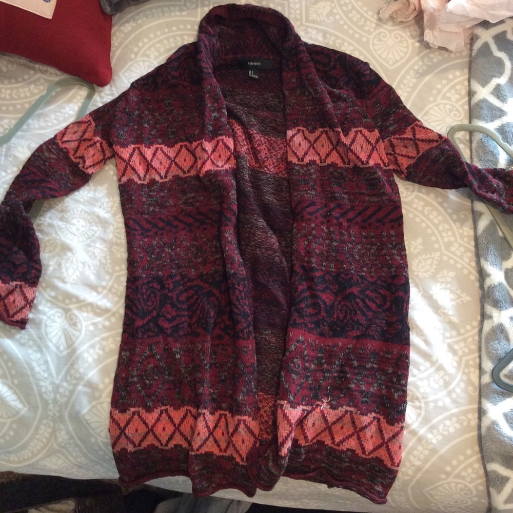 Gently used long cardigan