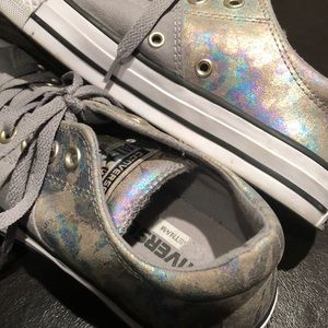 Gray/Silver Converse