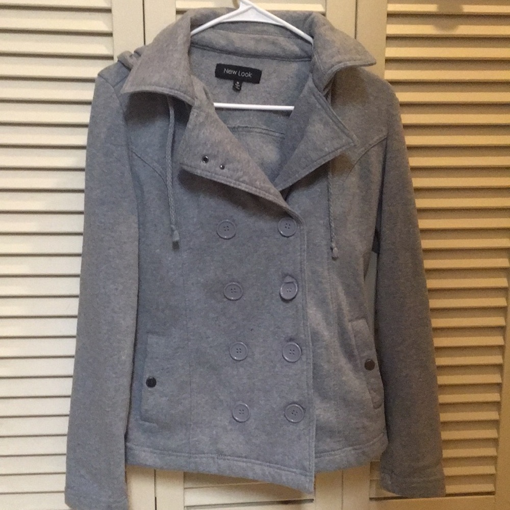New Look Grey Peacoat