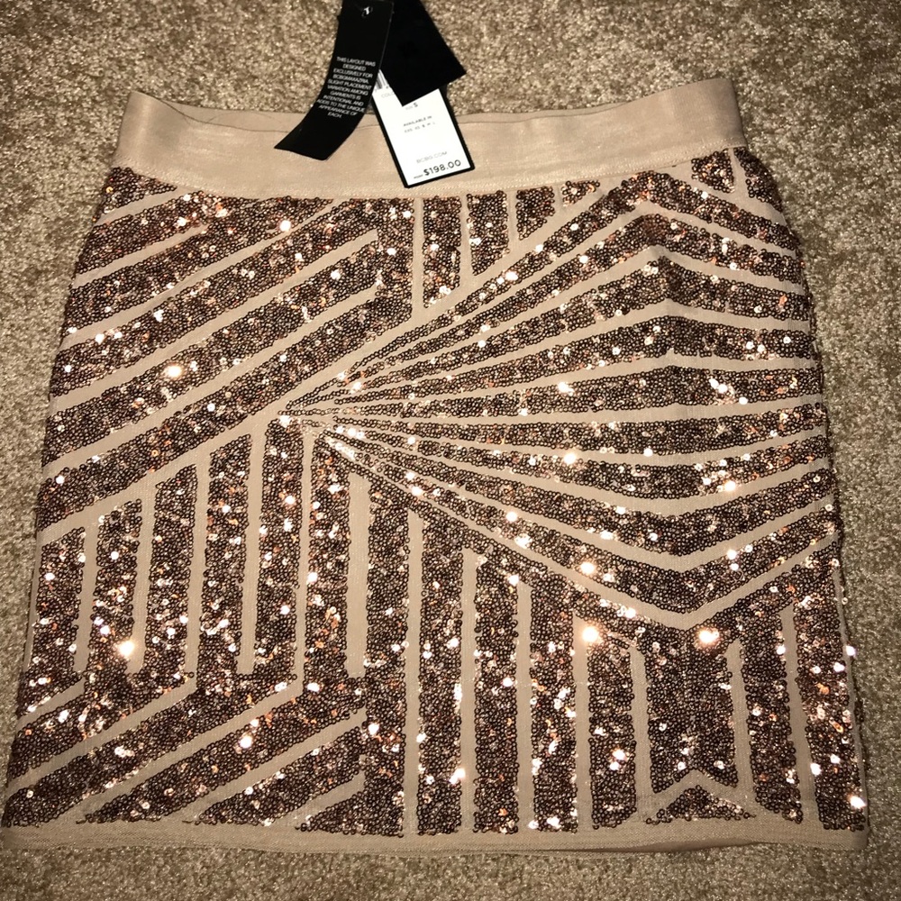 BCBG Sparkle mini skirt