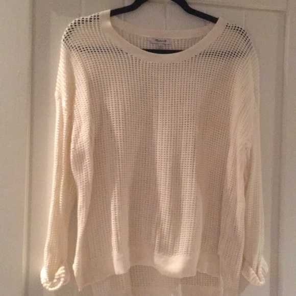 Madewell open knit pull-over sweater - Picture 3 of 7