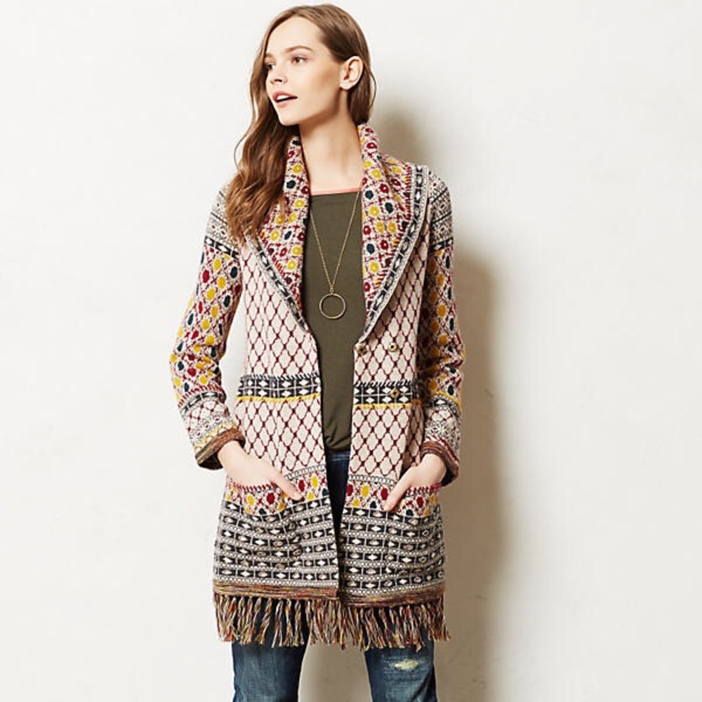 SOLD Anthropologie Satpura Sweater Coat, M