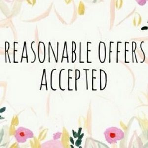 Make a reasonable offer and I'll accept!