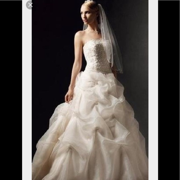 Oleg Cassini Wedding Dress - Picture 1 of 8