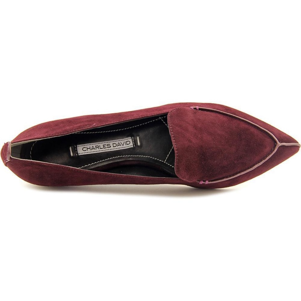 Charles David Bonita Pointed Toe Suede Loafer 7.5M