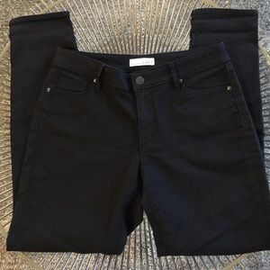 LOFT Curvy Skinny Black Jeans