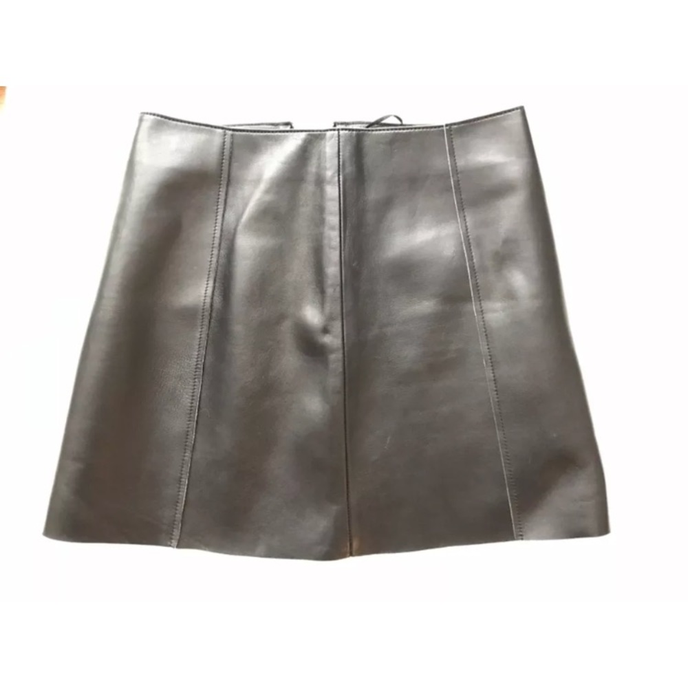 T Alexander wang A- line leather skirt. Size 2.