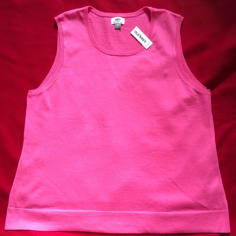 XXL Pink Old Navy Sweater Sleeveless Top