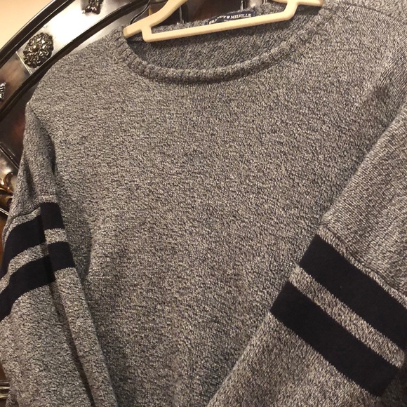 Brandy Melville Sweaters - Brandy Melville Stripe Sleeve Sweater