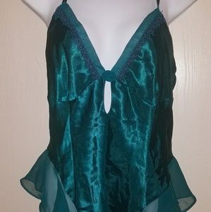 Victoria's Secret Bodysuit-Lingerie. Emerald