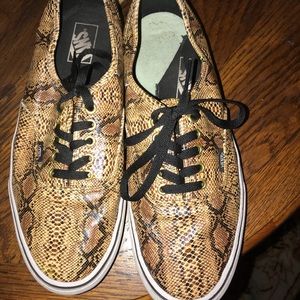 Snake skin vans men’s size 12