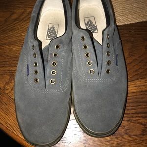 Navy suede vans size 11.5