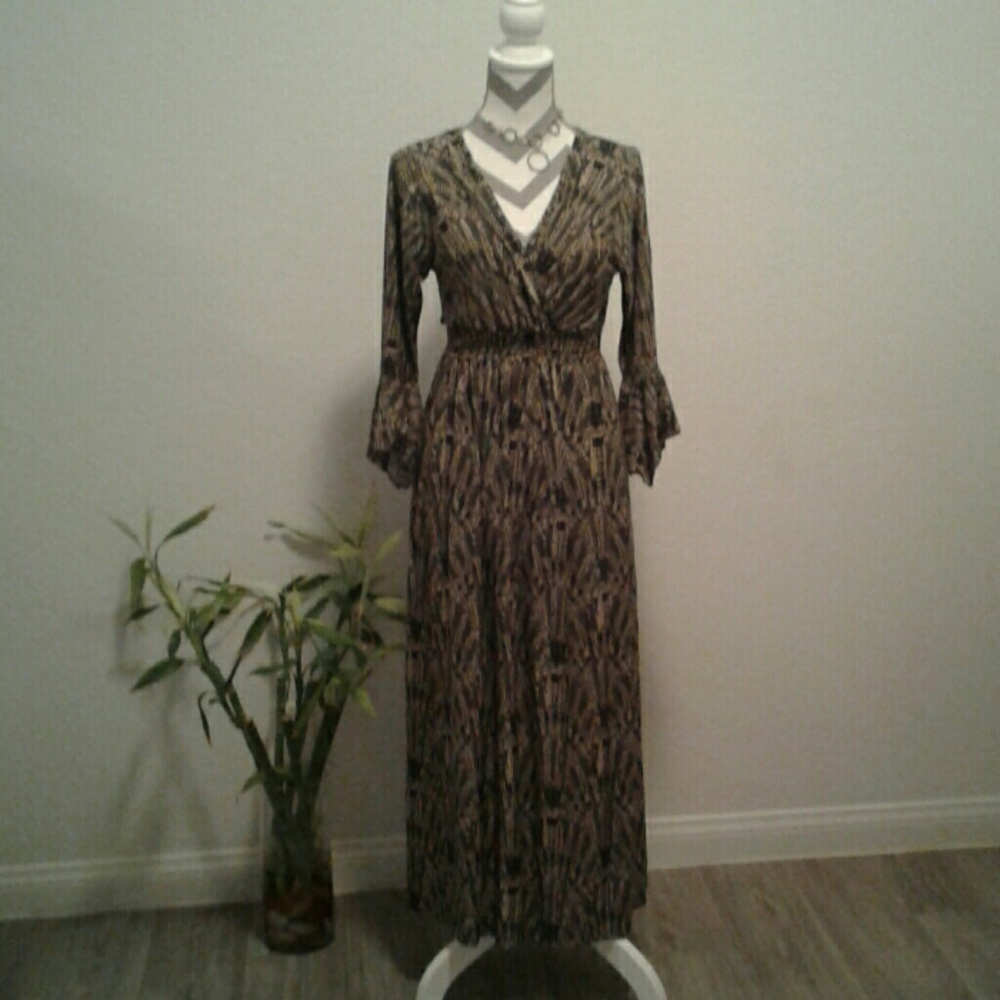 [NWOT] Abstract Geo Tribal Print Dress