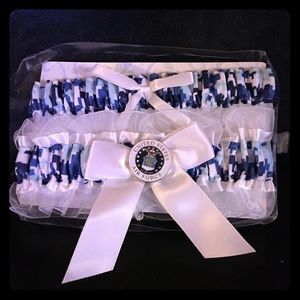 NEW AIR FORCE BRIDE & GROOM WEDDING GARTER SET
