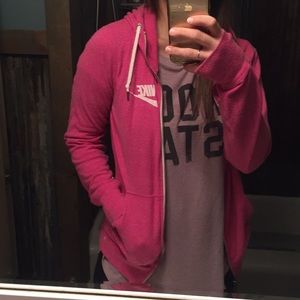 Nike hooded zip-up