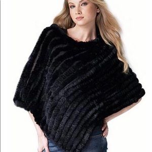 Fur poncho