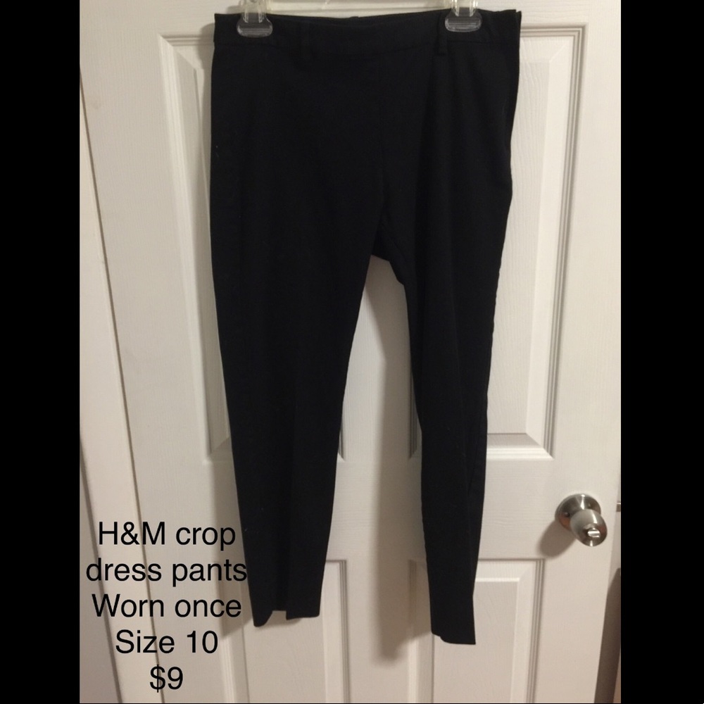 H&M crop dress pants