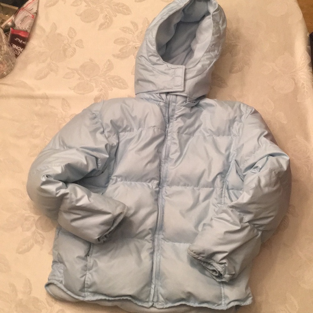 Gap featherdown winter coat with detachable hood