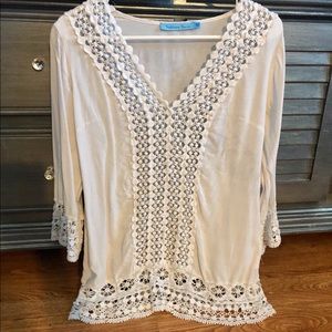 Solitare Swim white bathing suit cover up