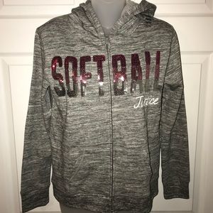 Justice softball jacket