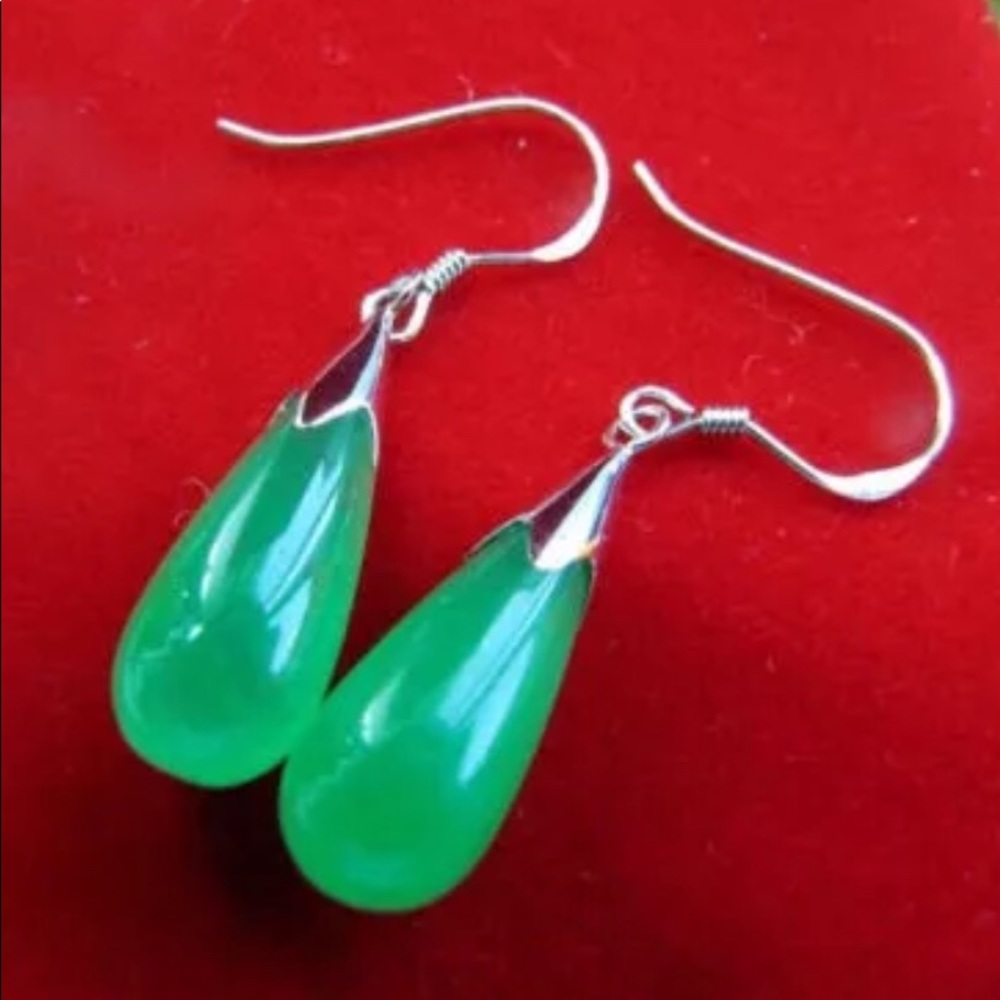 Women’s Jade Earrings Green