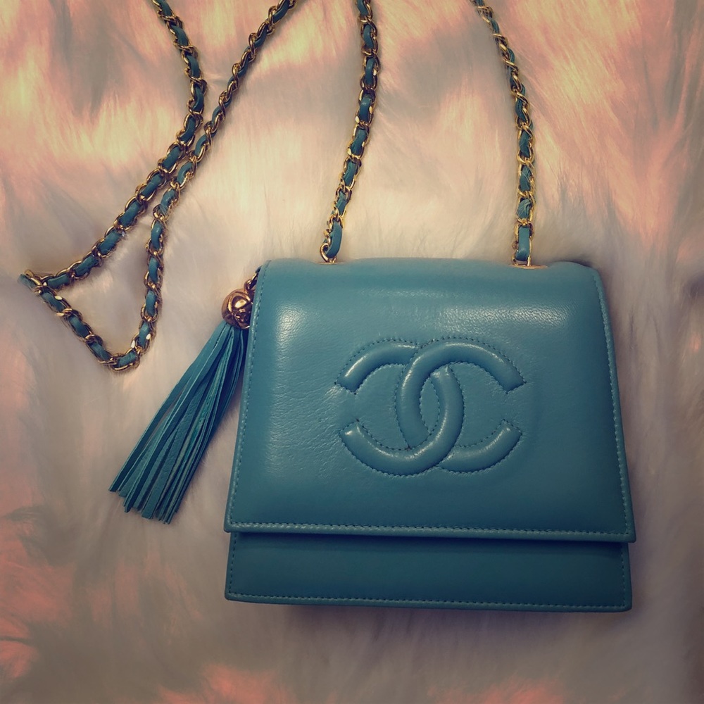 Tiffany blue/green vintage Chanel