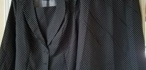 Polka dot skirt suit