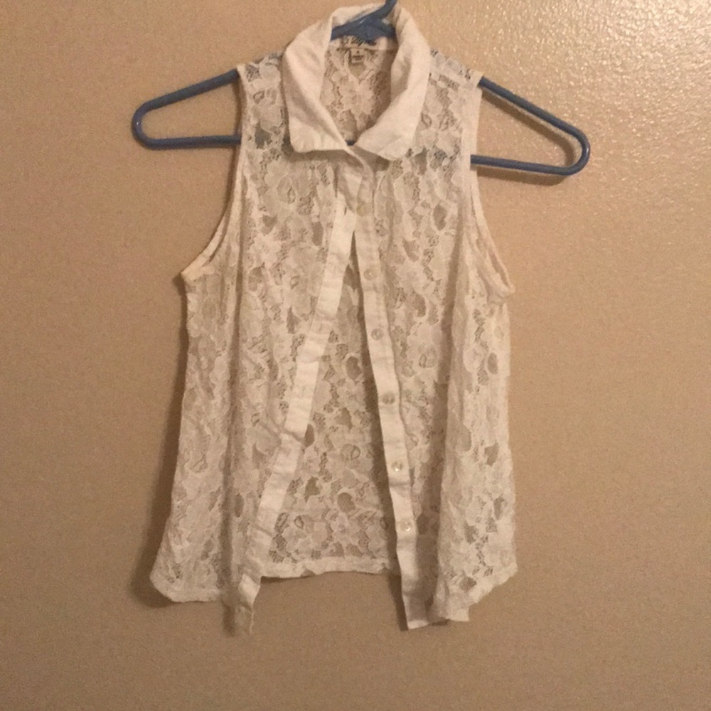 Lace tank top