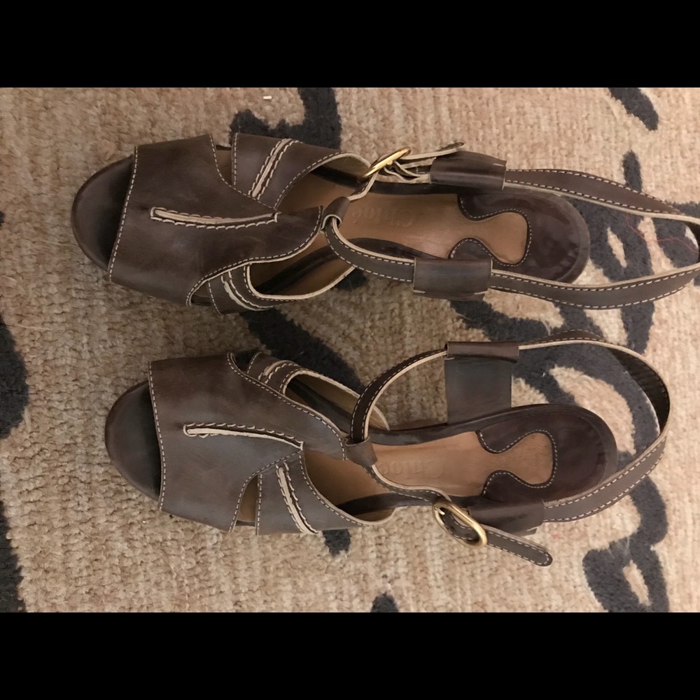 Chloe women’s Italian shoes size 8