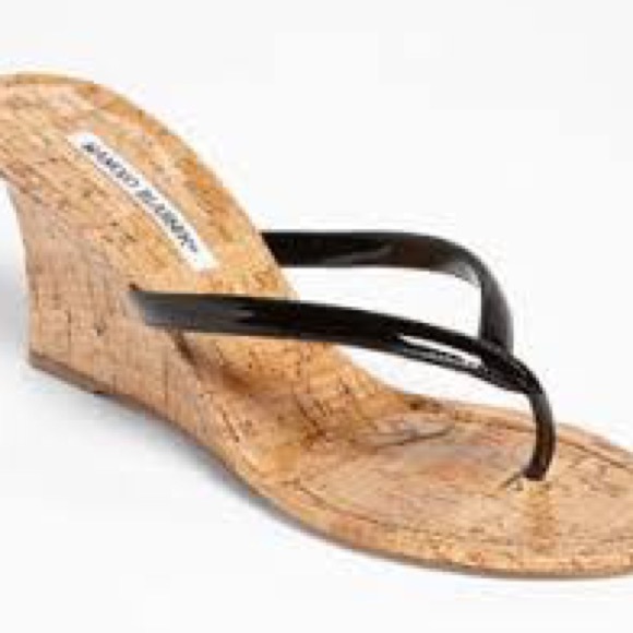 manolo blahnik wedges