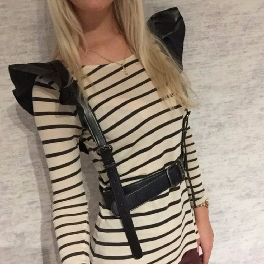 ONLY 1 LEFT! Harajuku Leather Suspenders Lolita - Picture 6 of 8