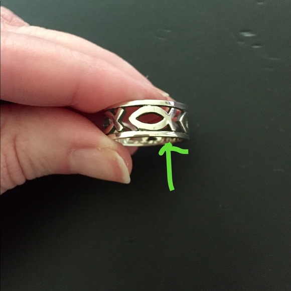 James Avery Silver Itchus Band Ring (6.5) - Picture 3 of 3