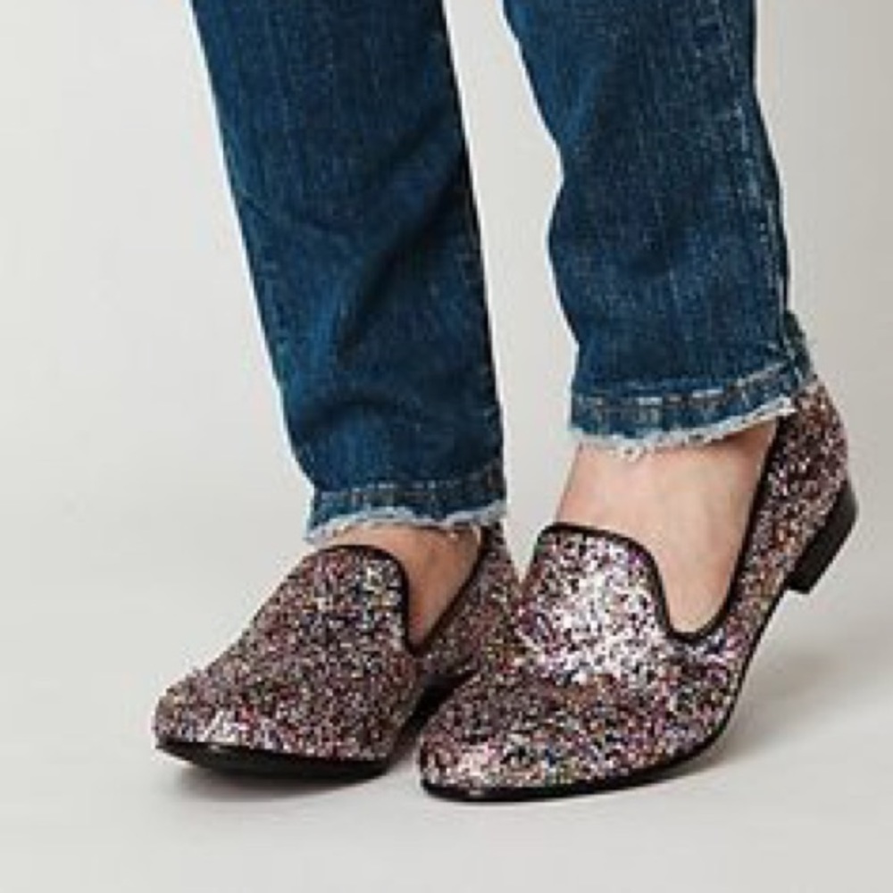 FINAL sale! miista glitter loafers NWOT NIB