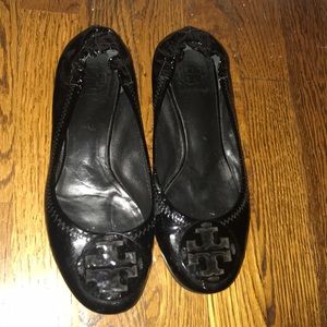 Tory Burch Classic Reva Patent Leather Flat