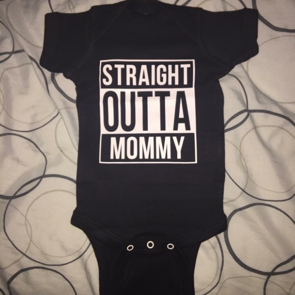 Straight Outta Mommy onesie